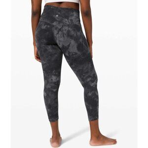 Lululemon Align Pant 25 Diamond Dye Diamond Dye Pitch Grey Graphite Grey Size 16